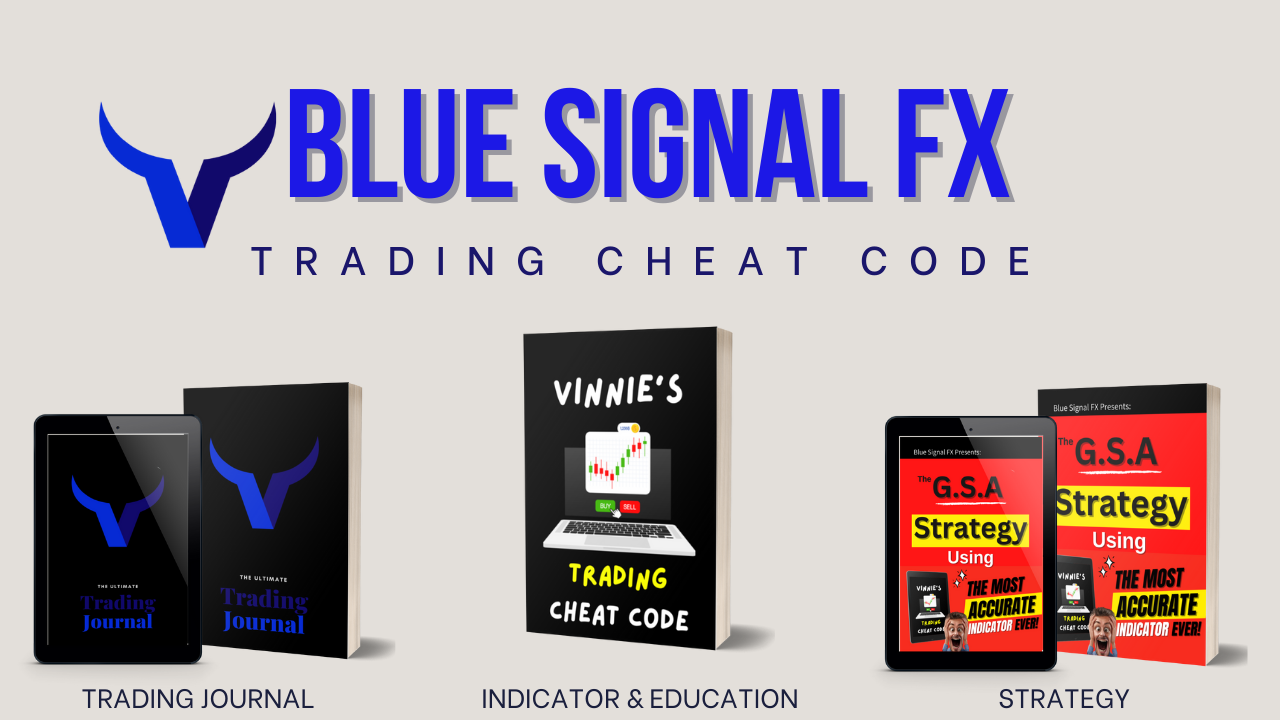 Blue Signal FX – Vinnie’s Trading Cheat Code Indicator & High Probability Scanner