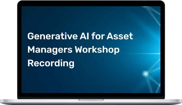 Ernest Chan – Generative AI for Asset Managers Workshop Recording