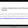 TheoTrade – Guide to Getting Short and Collecting Income